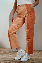Load image into Gallery viewer, Orange Creamsicle Color Block Pants
