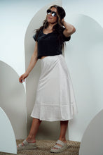 Load image into Gallery viewer, Champagne Problems Satin Skirt