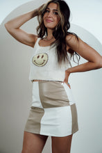 Load image into Gallery viewer, Checked Out Leather Skirt