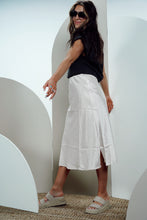 Load image into Gallery viewer, Champagne Problems Satin Skirt