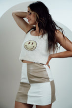 Load image into Gallery viewer, Checked Out Leather Skirt