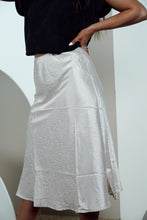Load image into Gallery viewer, Champagne Problems Satin Skirt