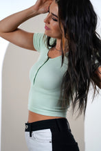 Load image into Gallery viewer, Minty Fresh Crop Top