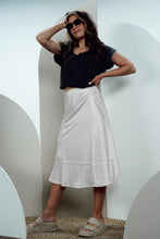 Load image into Gallery viewer, Champagne Problems Satin Skirt