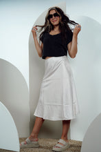 Load image into Gallery viewer, Champagne Problems Satin Skirt