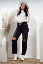 Load image into Gallery viewer, Onyx Straight Leg Flying Monkey Jeans
