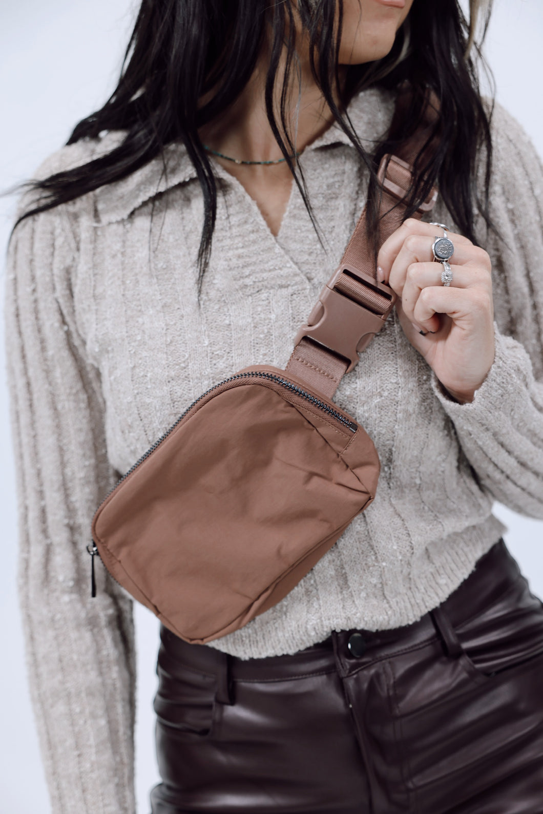 On The Go Belt Bag (chocolate)