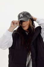 Load image into Gallery viewer, LA Baseball Cap (faded black)
